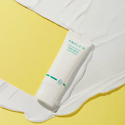 AMPLE:N Solar Shot Zinc Mild Suncream SPF50+ PA++++ 40ml