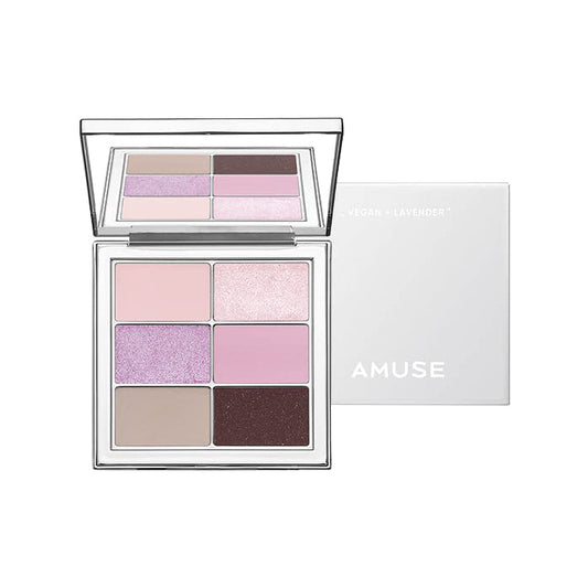 AMUSE Eye Vegan Sheer Palette Sheer Lavender Color 1.6g