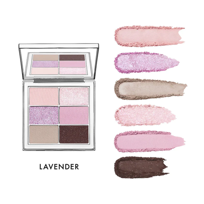 AMUSE Eye Vegan Sheer Palette Sheer Lavender Color 1.6g