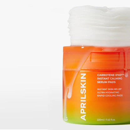 APRILSKIN Carrotene IPMP Instant Calming Serum Pads 220ml 80ea