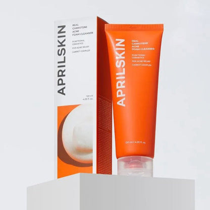 APRILSKIN Real Carrotene Acne Foam Cleanser 120ml