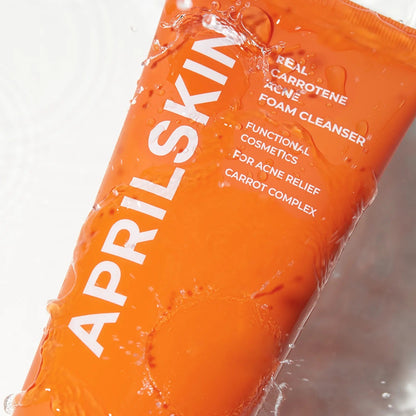 APRILSKIN Real Carrotene Acne Foam Cleanser 120ml