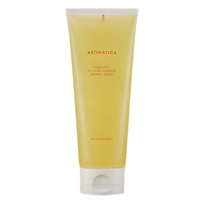 AROMATICA Glow Vita Oil-In Gel Cleanser Orange & Neroli 150ml