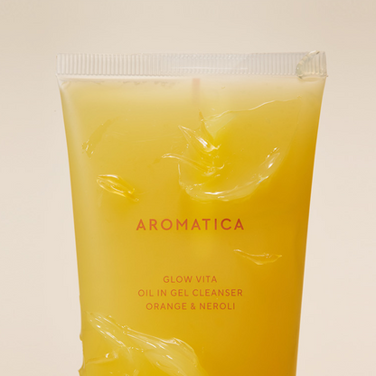 AROMATICA Glow Vita Oil-In Gel Cleanser Orange & Neroli 150ml