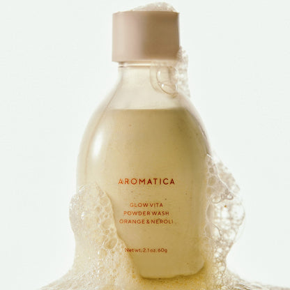 AROMATICA Glow Vita Powder Wash Orange & Neroli 60g