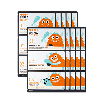 A'PIEU Goblin Blackhead 3-Step Nose Pack 1ea