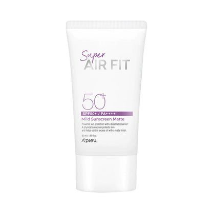 A'PIEU Super Air Fit Mild Sunscreen Matte SPF50+ PA++++ 50ml