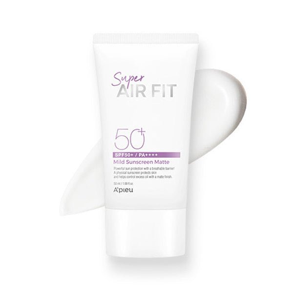 A'PIEU Super Air Fit Mild Sunscreen Matte SPF50+ PA++++ 50ml