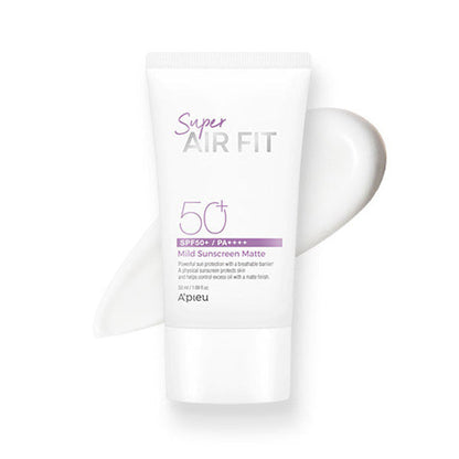 A'PIEU Super Air Fit Mild Sunscreen Matte SPF50+ PA++++ 50ml