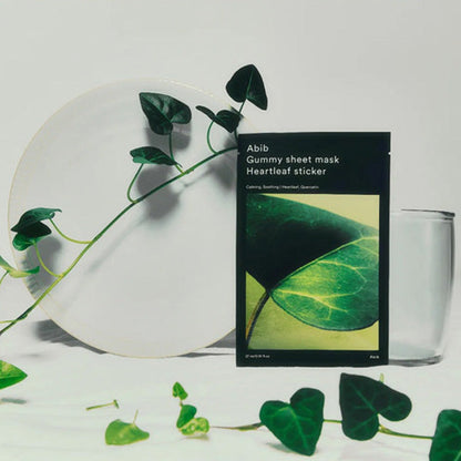 Abib Gummy Sheet Mask Heartleaf Sticker 27ml 1ea