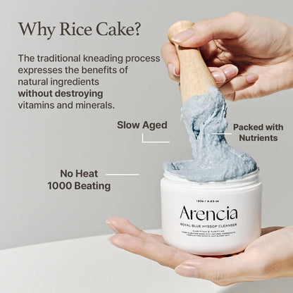 Arencia Royal Blue Hyssop Cleanser Rice Soap 120g