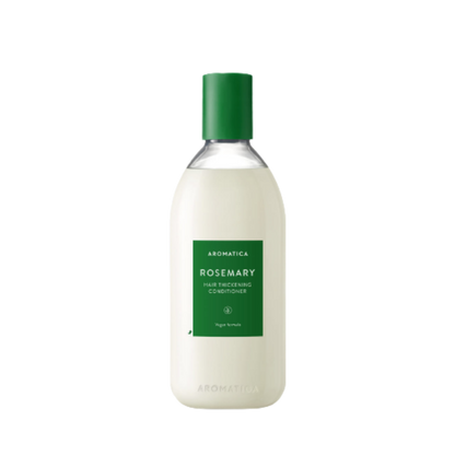 Aromatica Rosemary Hair Thickening Conditioner 400ml is a nourishing conditioner formulated to strengthen and volumize thinning hair