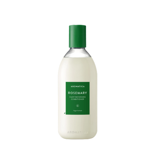 Aromatica Rosemary Hair Thickening Conditioner 400ml is a nourishing conditioner formulated to strengthen and volumize thinning hair