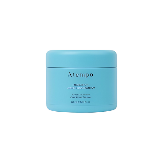Atempo Hydration Water Bomb Cream 60ml, a moisturizing cream designed to provide intense hydration for the skin.