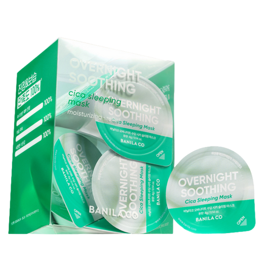 BANILA CO Overnight Soothing Cica Sleeping Mask Travel Kit (4g × 12ea)