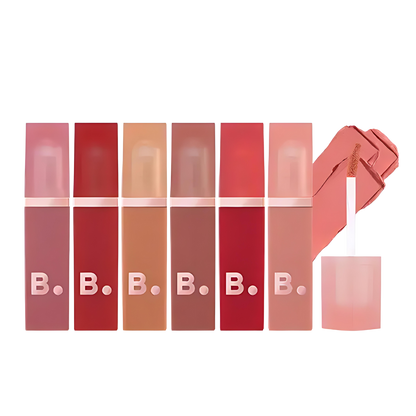 A sleek tube of BANILA CO Sheer Velvet Veil Tint, 4.2g, showcasing a soft, velvety texture for a natural lip look.