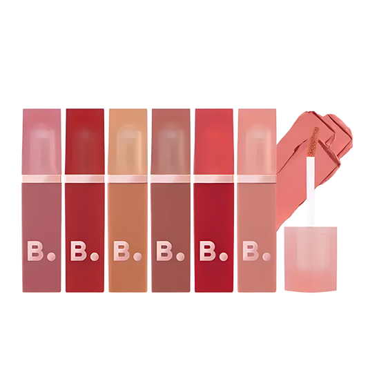 A sleek tube of BANILA CO Sheer Velvet Veil Tint, 4.2g, showcasing a soft, velvety texture for a natural lip look.