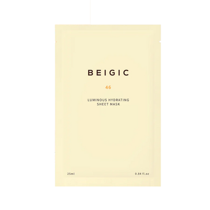 BEIGIC Luminous Hydrating Sheet Mask 25ml x 4ea