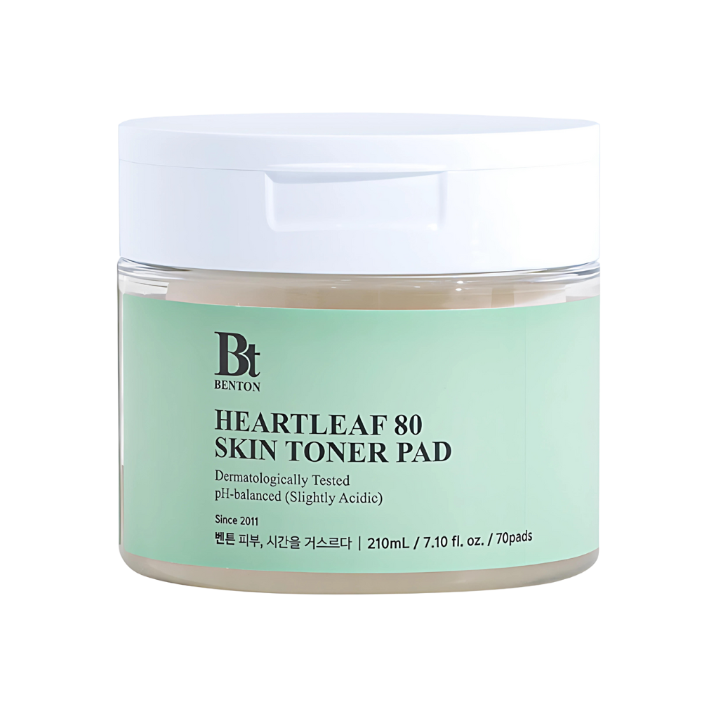 BENTON Heartleaf 80 Skin Toner Pad 210ml × 70 Pads