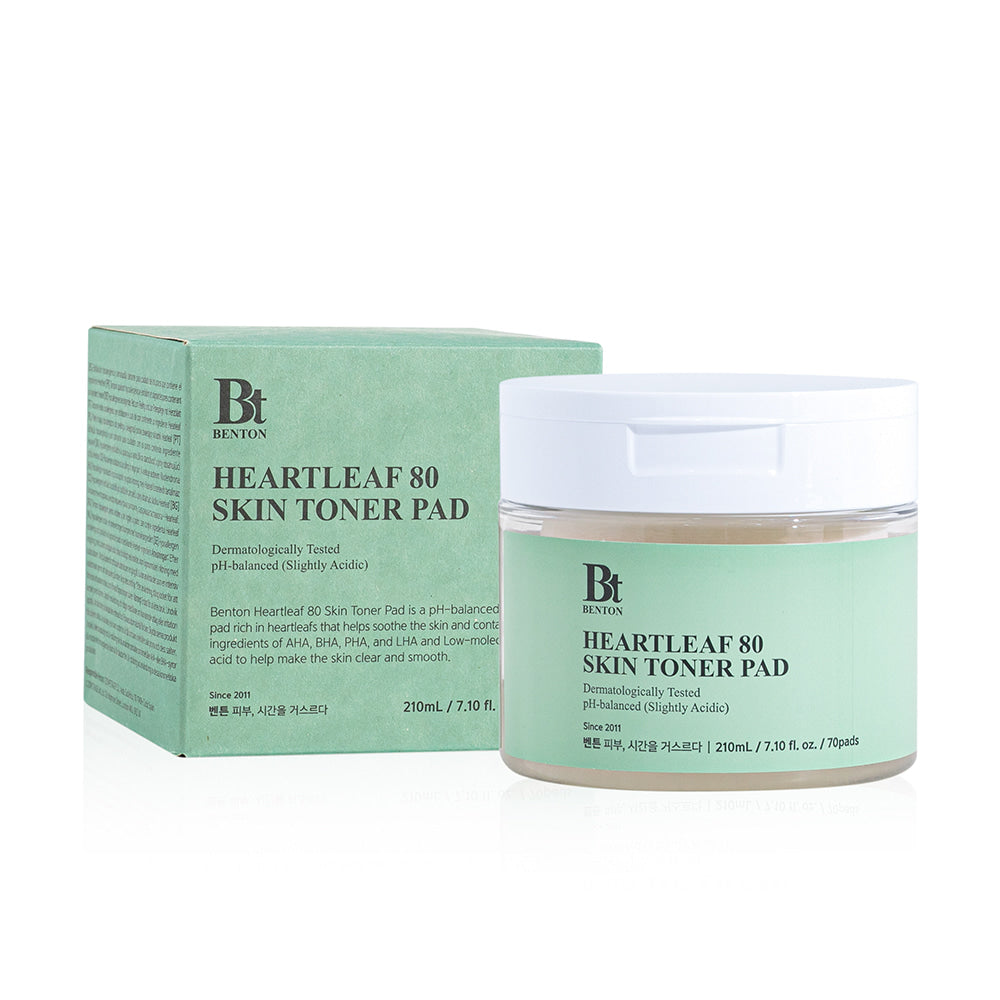 BENTON Heartleaf 80 Skin Toner Pad 210ml × 70 Pads