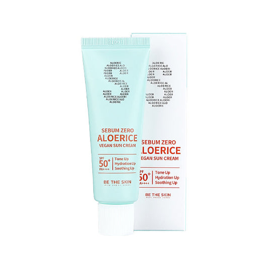 be the skin Sebum Zero Aloerice Vegan Sun Cream SPF50+ PA++++ 50ml