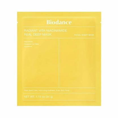 Biodance Radiant Vita Niacinamide Real Deep Mask Sheet