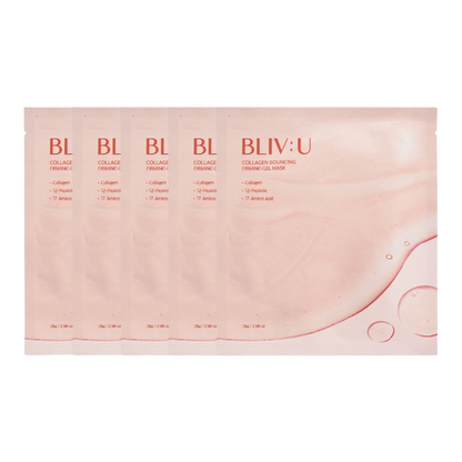 BLIV:U Collagen Bouncing Firming Gel Mask 5ea