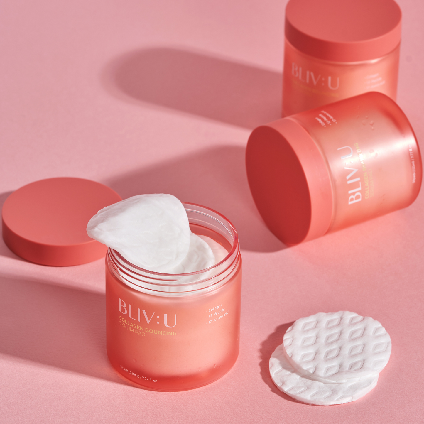 BLIV:U Collagen Bouncing Serum Pad 230ml x 50 pads