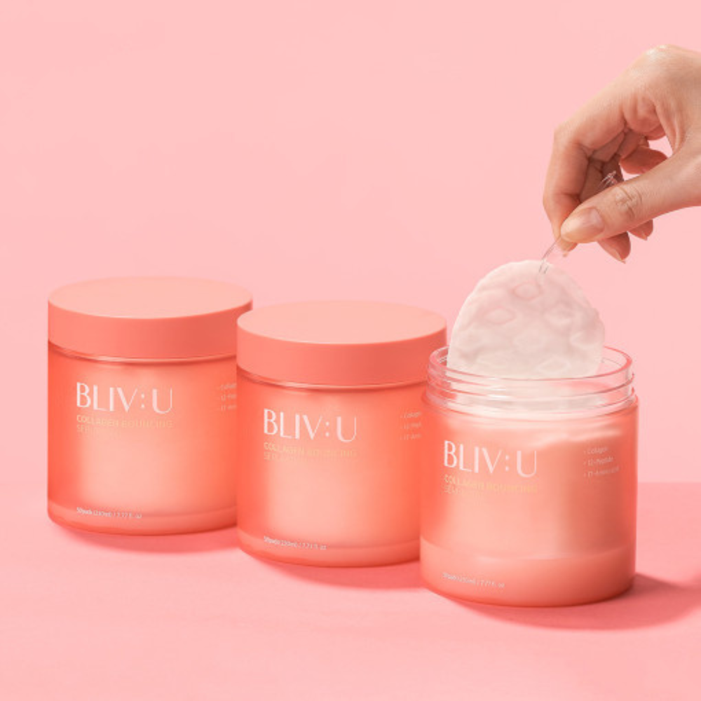 BLIV:U Collagen Bouncing Serum Pad 230ml x 50 pads