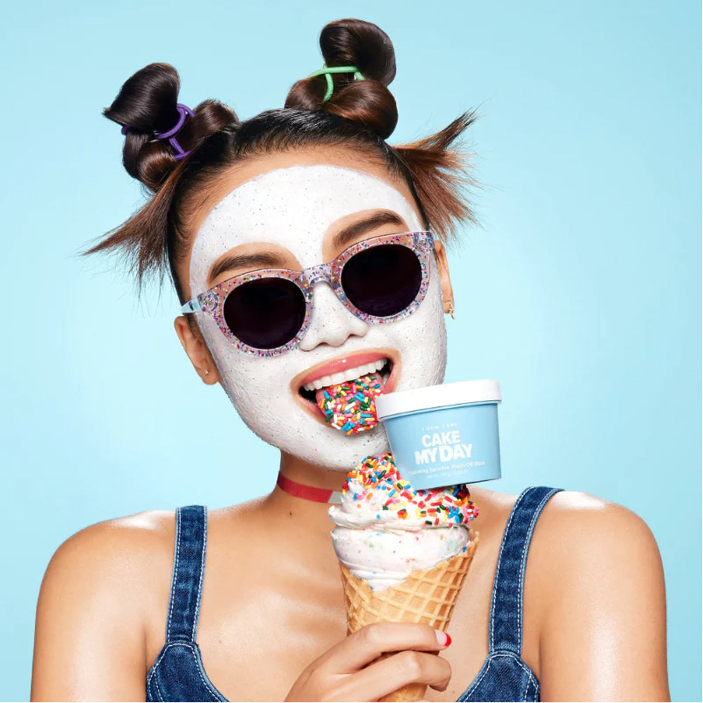 I DEW CARE Cake My Day Hydrating Sprinkle Wash-Off Mask 100g - KLO