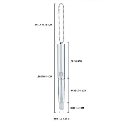 BRAYE POCKET LIP BRUSH SILVER
