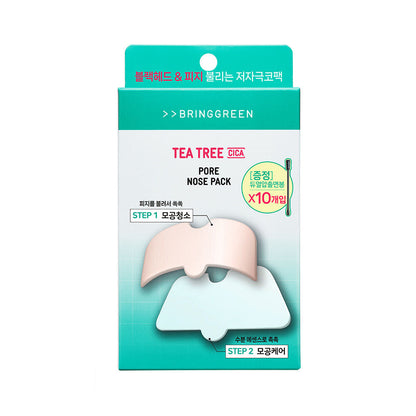 BRING GREEN Tea Tree Cica Nose Pack 5ea