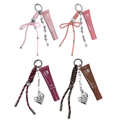 Be On Time Vegan Fluffy Plumper Keyring Set 4 Colors