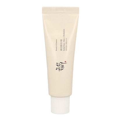 Beauty of Joseon Relief Sun with Rice + Probiotics SPF50+ PA++++ 50ml and HemoHIM Herbal Extract 20ml x60 Pack.