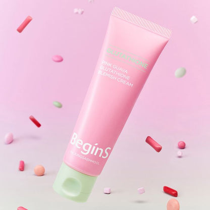 BeginS by JUNG SAEM MOOL Pink Guava Glutathione Blemish cream 50ml (Free 5ml Spot Cream Included)