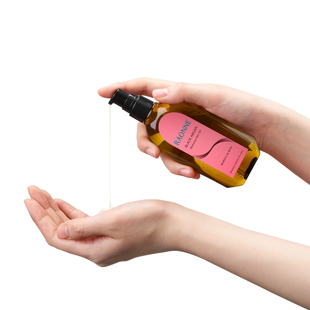 RAONNE Black Argan Perfume Oil Moroccan Rose 100ml