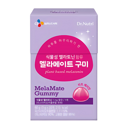 CJ Wellcare Dr.Nutri Melamate Gummies with Melatonin 60g (20 Gummies)