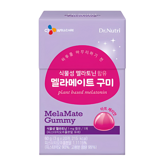 CJ Wellcare Dr.Nutri Melamate Gummies with Melatonin 60g (20 Gummies)