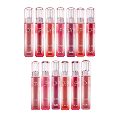 CLIO Pure Blur Tint 4.3g: A lightweight lip tint offering a soft, blurred finish for a natural, vibrant look.