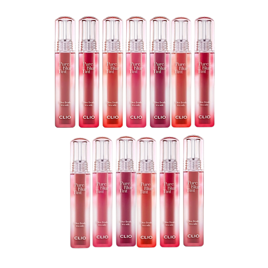 CLIO Pure Blur Tint 4.3g: A lightweight lip tint offering a soft, blurred finish for a natural, vibrant look.