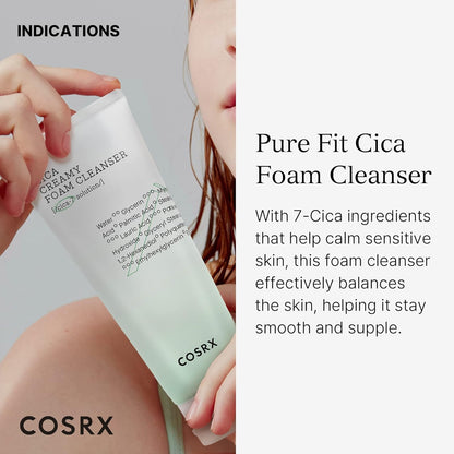 COSRX Pure Fit Cica Creamy Foam Cleanser 150ml * 2ea