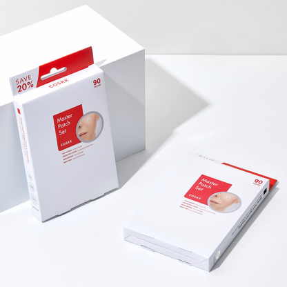 which includes 3 sheets of Original Fit patches and 1 sheet of Clear Fit patches.