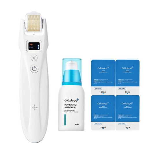 Cellology Pore Shot MTS Set (MTS Device + Ampoule 30ml + 4 Cartridges)
