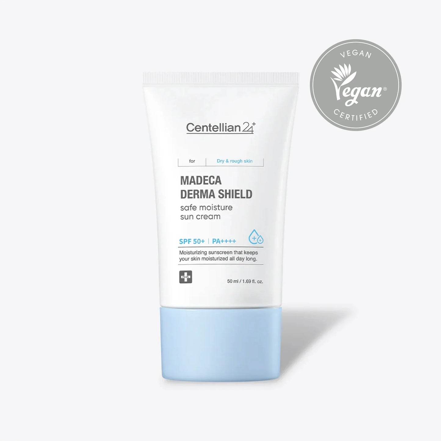 Centellian24 Madeca Derma Shield Moisture Sun Cream 50ml + Sun Stick 18g – Full Moisture & Cooling Sun Care Package