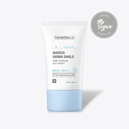 Centellian24 Madeca Derma Shield Moisture Sun Cream 50ml + Sun Stick 18g – Full Moisture & Cooling Sun Care Package