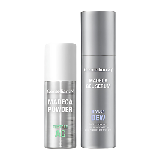 Centellian24 Madeca Powder Tea Tree AC 6g (1ea) + Madeca Gel Serum Hyalon Dew 30ml (1ea)