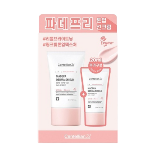 Centellian24 [NEW] Madeca Derma Shield Safe Tone-Up Sun Cream Special Set (40ml + 20ml)