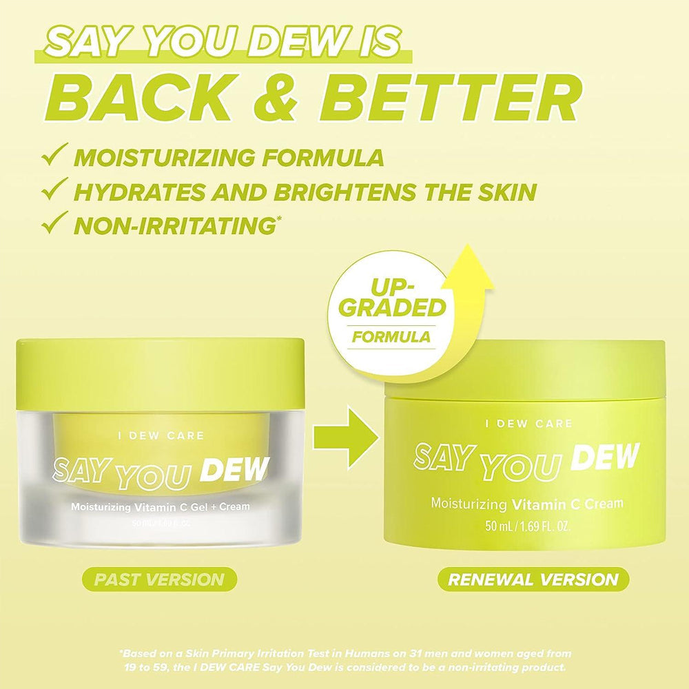 I DEW CARE Say You Dew Moisturizing Vitamin C Cream 50ml - KLO