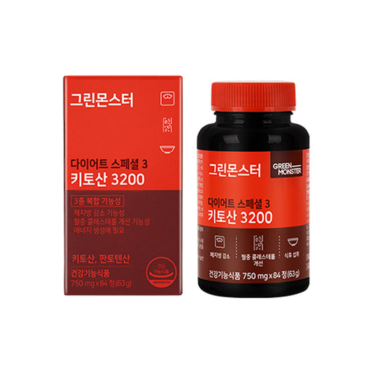 GREEN MONSTER Diet Special 3 Chitosan 3200 (750mg*84ea) - DODOSKIN