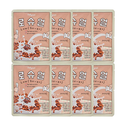 Delispoon Low [Su-ar] Low Sugar Cereal Cacao Flavor 35g x 8 Packs